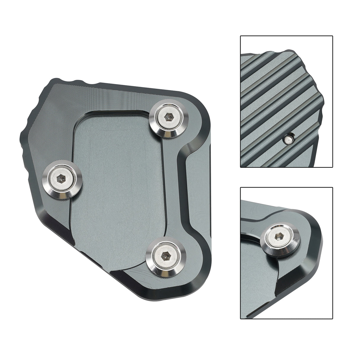 2024-2025 BMW F850GS ADV/ADVENTURE Lowered suspension Kickstand Enlarge Plate Pad Gray Generic