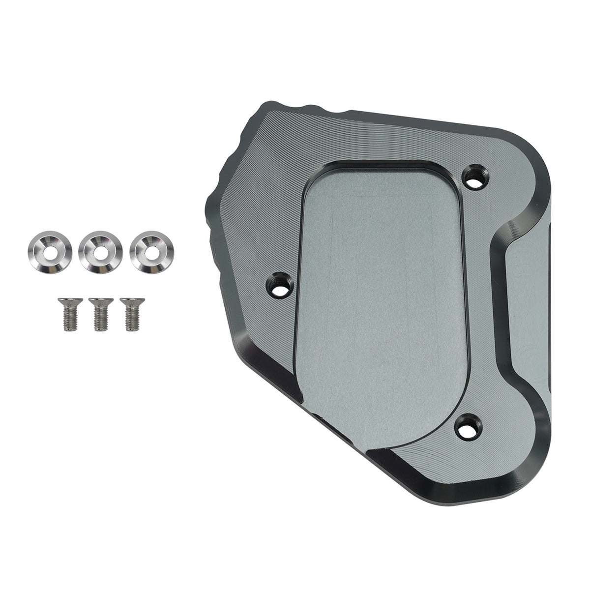 2024-2025 BMW F850GS ADV/ADVENTURE Lowered suspension Kickstand Enlarge Plate Pad Gray Generic