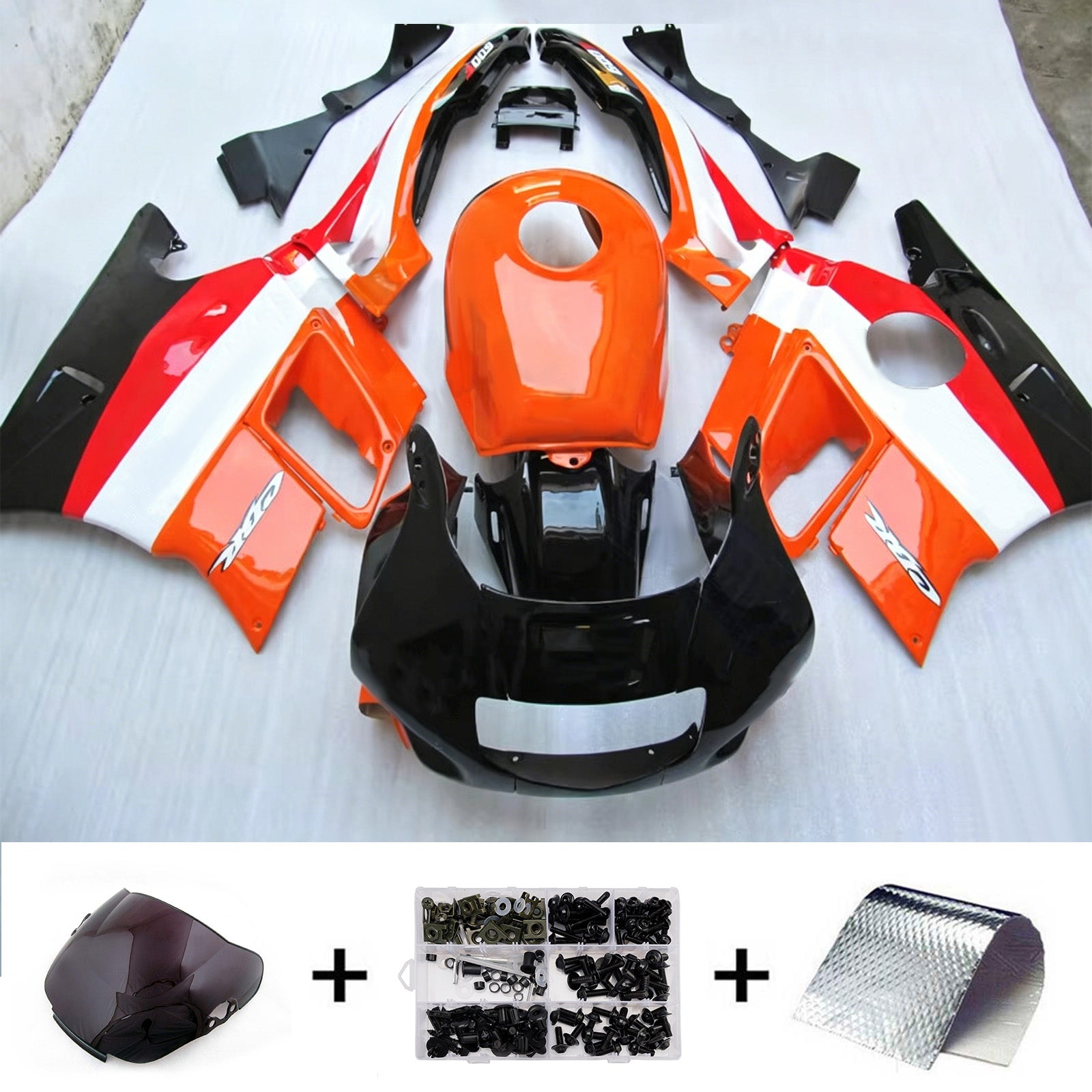Injection Fairing Kit Bodywork Plastic ABS For Honda CBR600 F2 1991-1994