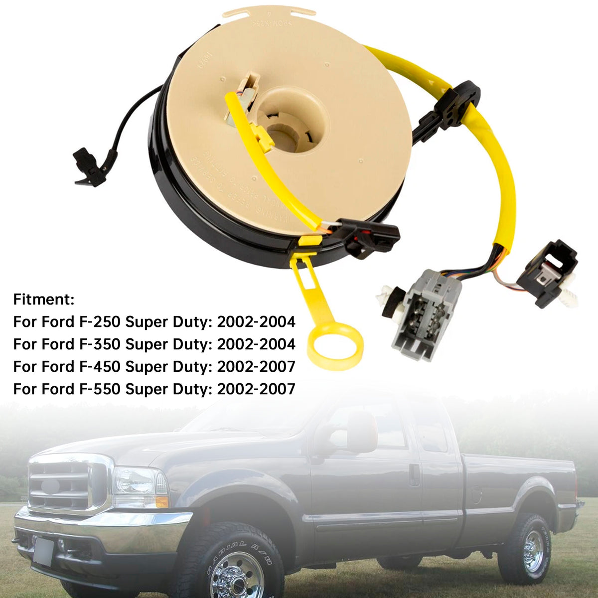 2002-2007 Ford F-550 Super Duty Clock Spring Steering Wheel 5C3Z-14A664-A 5C3Z14A664A Generic