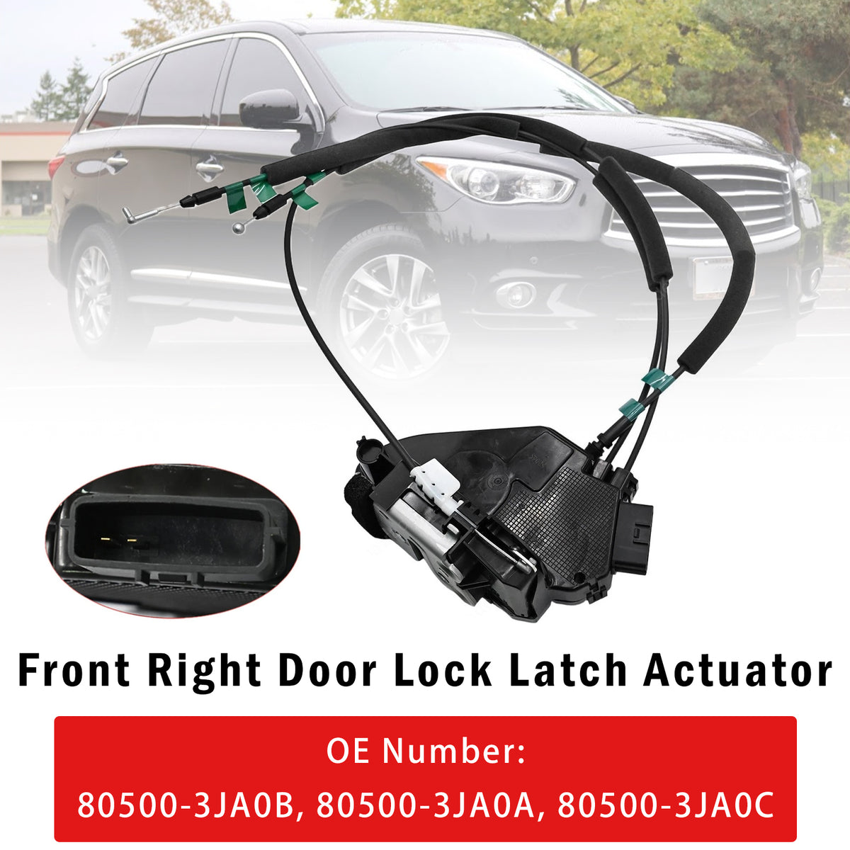 2014-2020 Infiniti QX60 Front Right Door Lock Actuator 80500-3JA0B 80500-3JA0A Generic