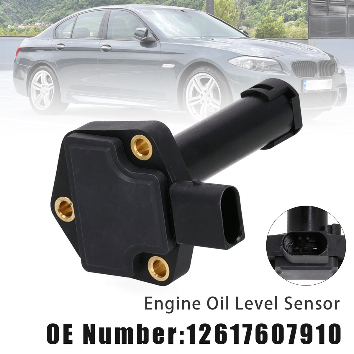 2011-2012 BMW F02-Series 740Li Oil Level Sensor 12617607910 12617567723 Generic