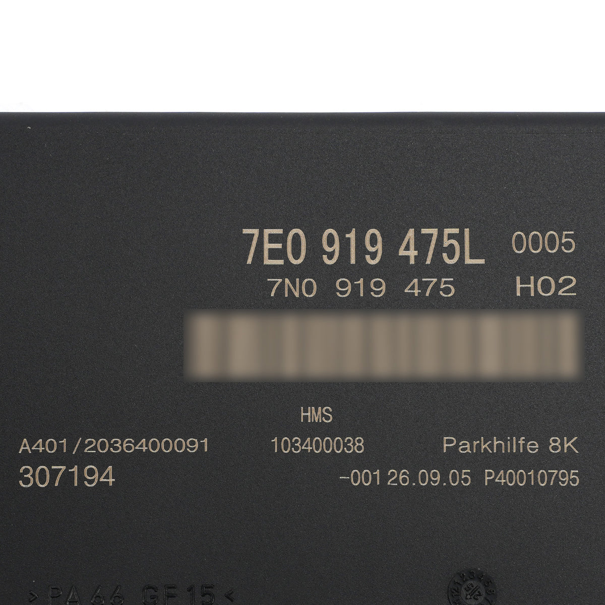 VW Transporter Parking Aid Park Assist Control Module 7E0919475L Generic