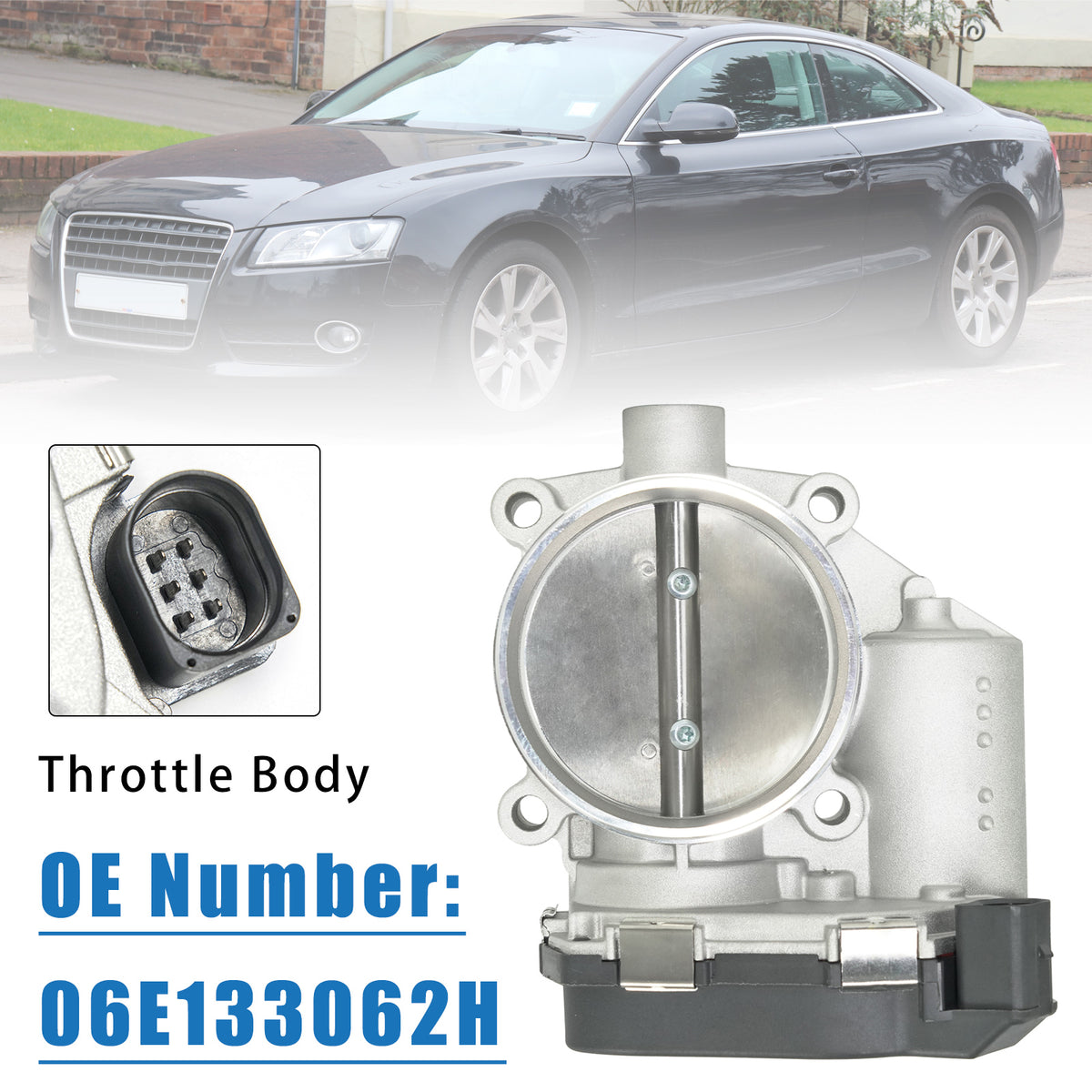 2012-2018 Audi A7 Throttle Body 06E133062H Generic