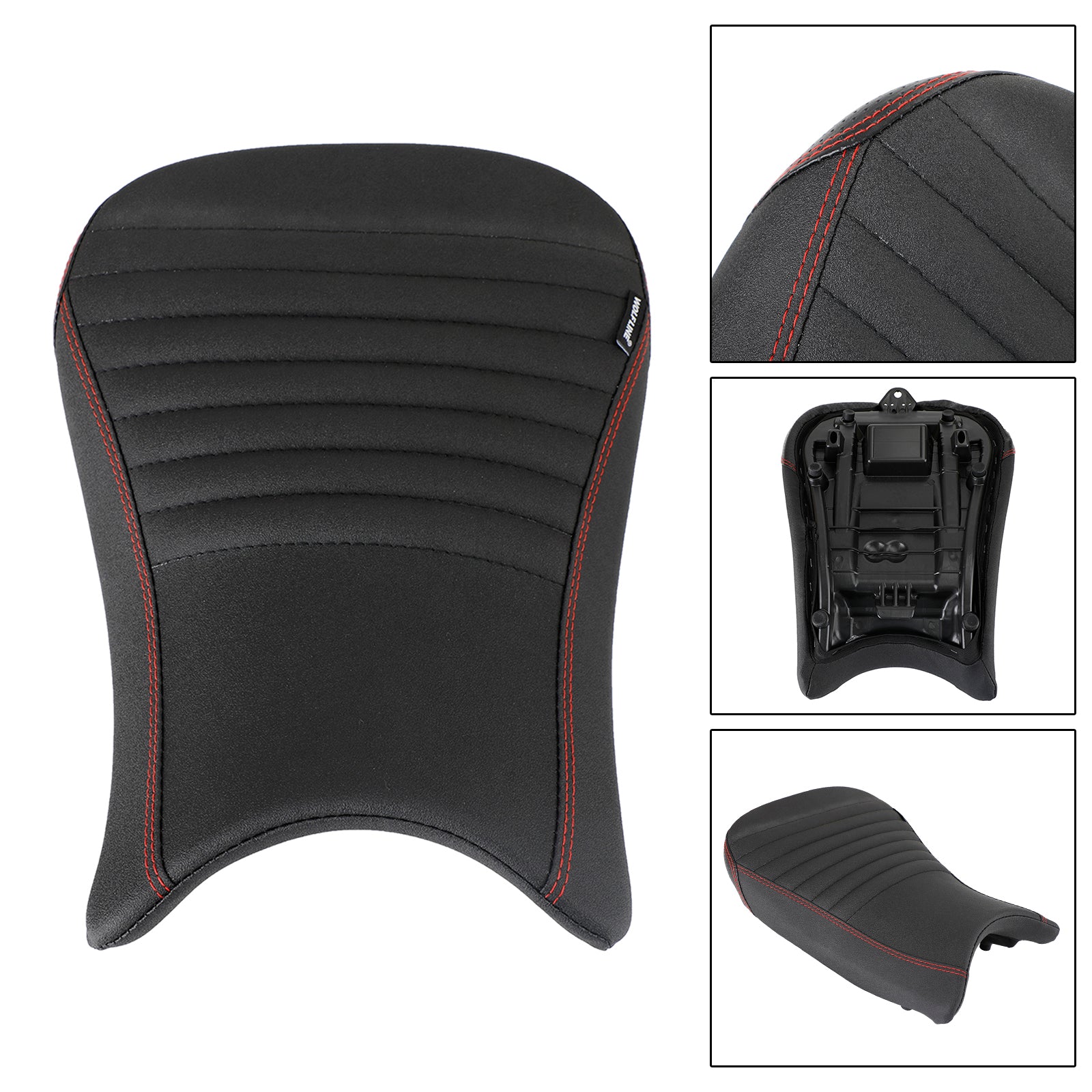 Front Raider Seat Driver Cushion Pu Fit For Bmw S1000Rr 19-22 2020 2021 Red