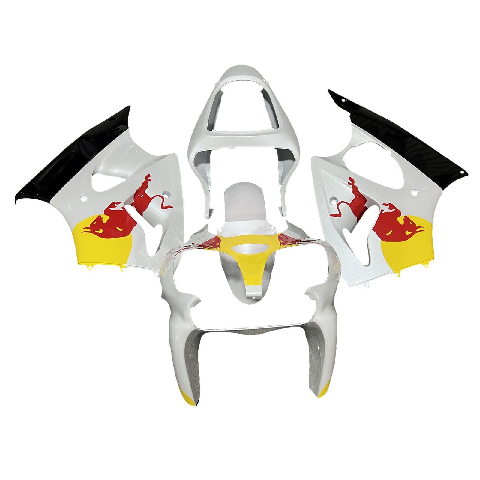 Kit de carénage d'injection de carrosserie pour Kawasaki ZX6R 636 2000-2002 ZZR600 2005-2008