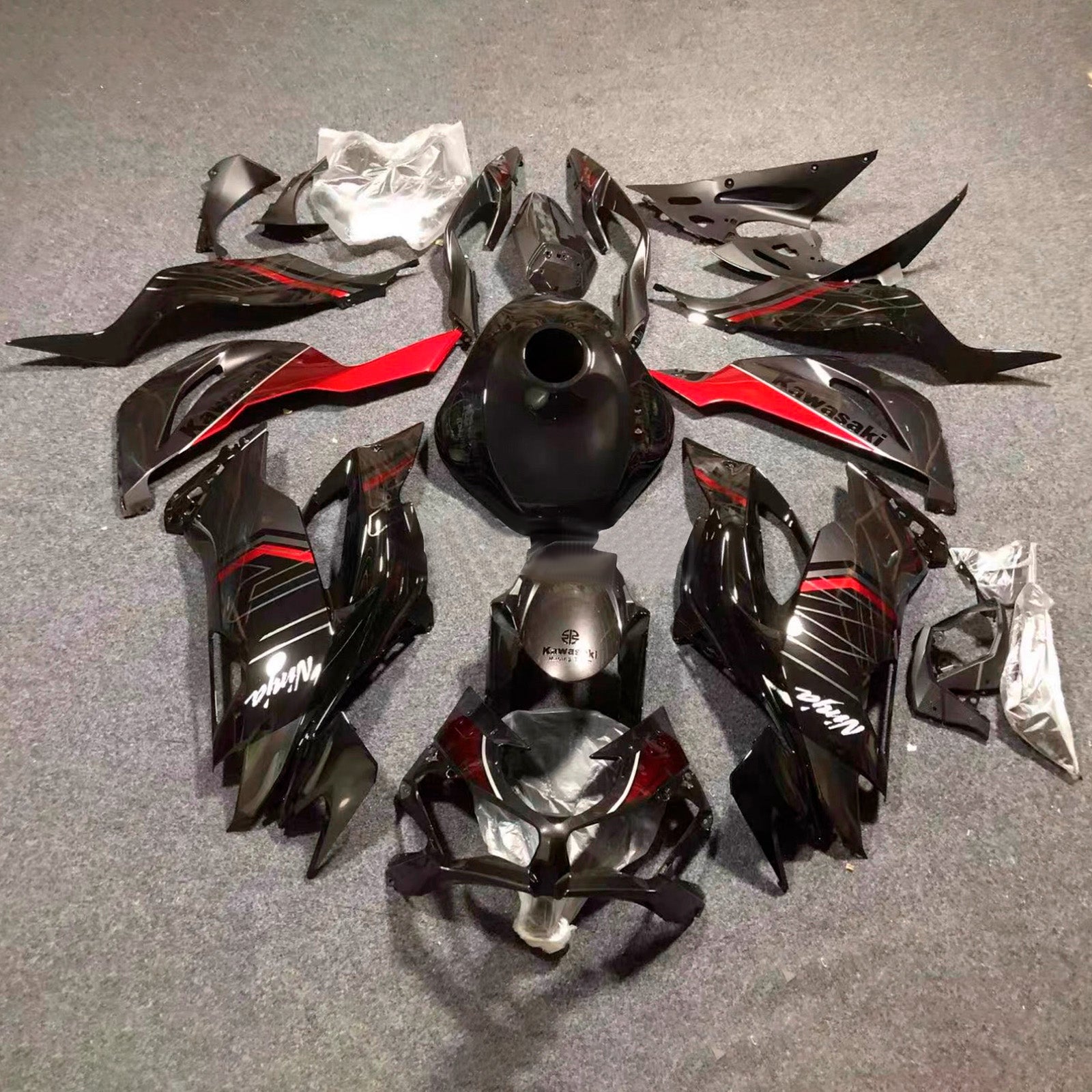 Injection Fairing Kit Bodywork Plastic ABS fit For Kawasaki ZX-6R 2024-2025