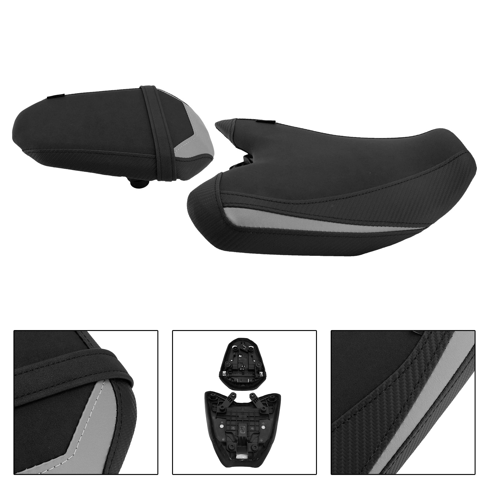 Driver&Passenger Seat Kit Rear Cushion For Yamaha Mt-07 2025-2026 689Cc