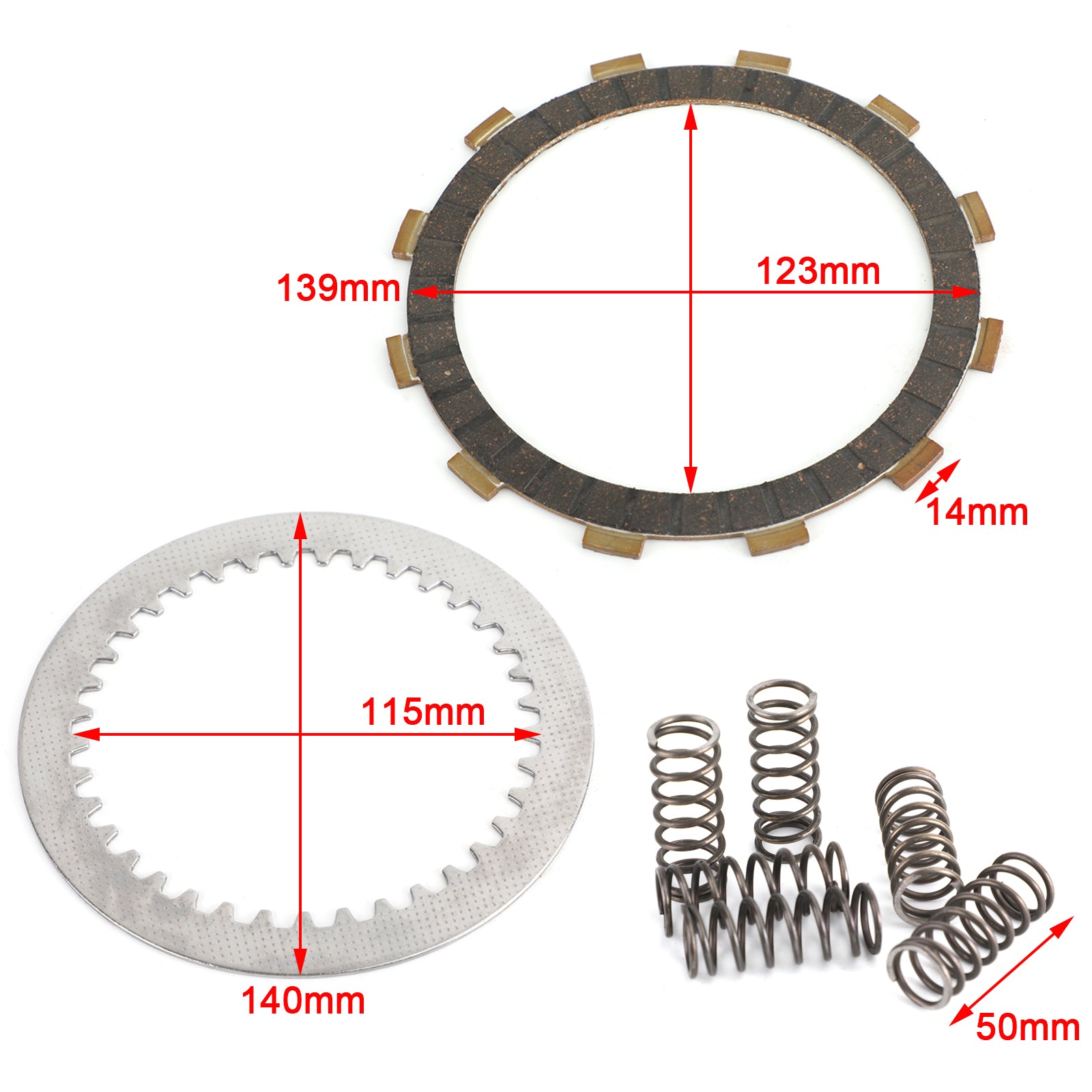 2005-2008 Suzuki LTZ400 LTZ 400 LT-Z400 CLUTCH KIT SET DISCS DISKS PLATES Springs Gasket