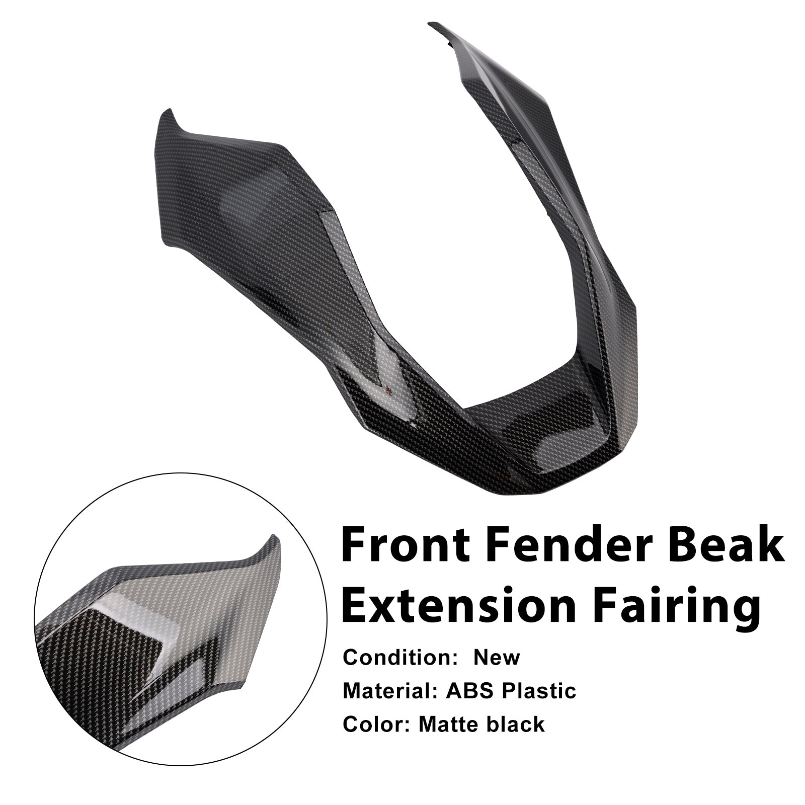 2024-2025 BMW R1300GS Carénage d'extension de bec de garde-boue avant