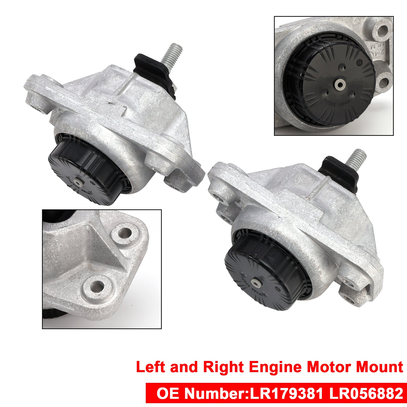 Left and Right Engine Motor Mount LR179381 LR056882 For Land Rover Range Sport
