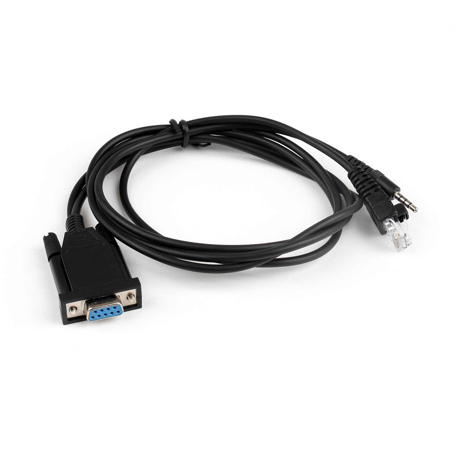 1Pc 2 in 1 Programming Cable For Yaesu/Vertex VX-2000 VX-2100/2200/VX-300 VX-400