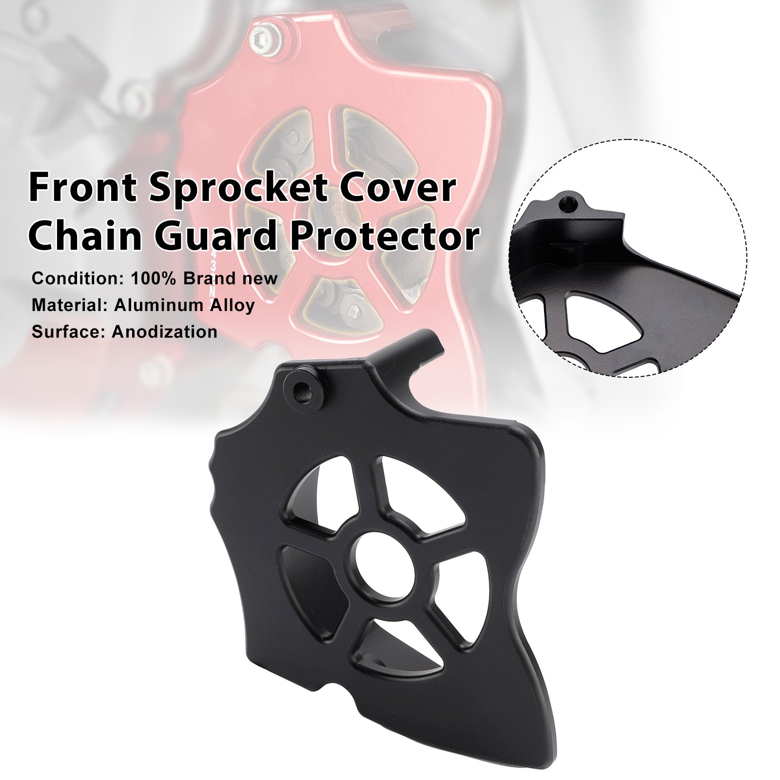 Front Sprocket Cover Chain Guard Protector For Honda XR650L 1993-2025