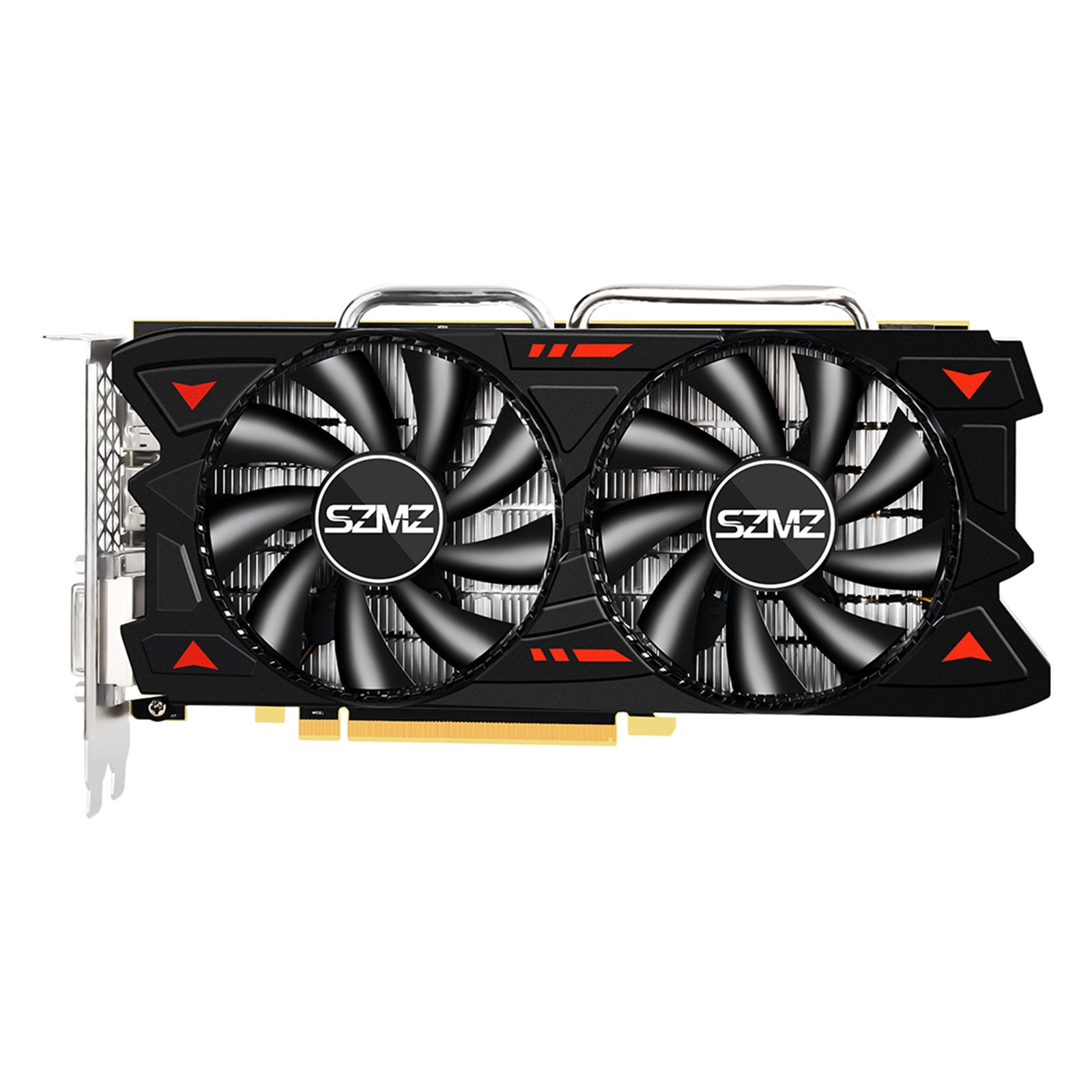 RX580 8G Onafhankelijke grafische kaart Dubbele ventilatoren Desktopcomputerverlichtingskaart