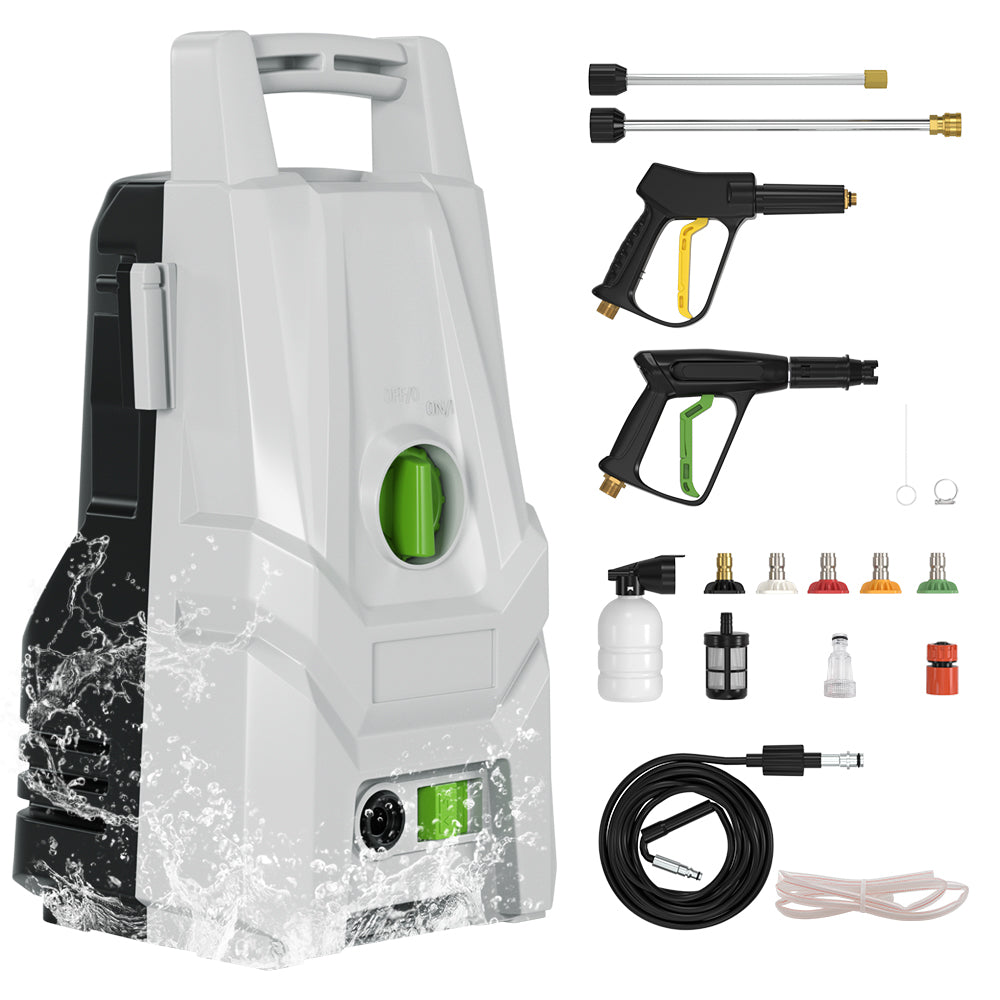 1400W draagbare elektrische hogedrukreiniger 3200PSI Max 1.8GPM Power Washer