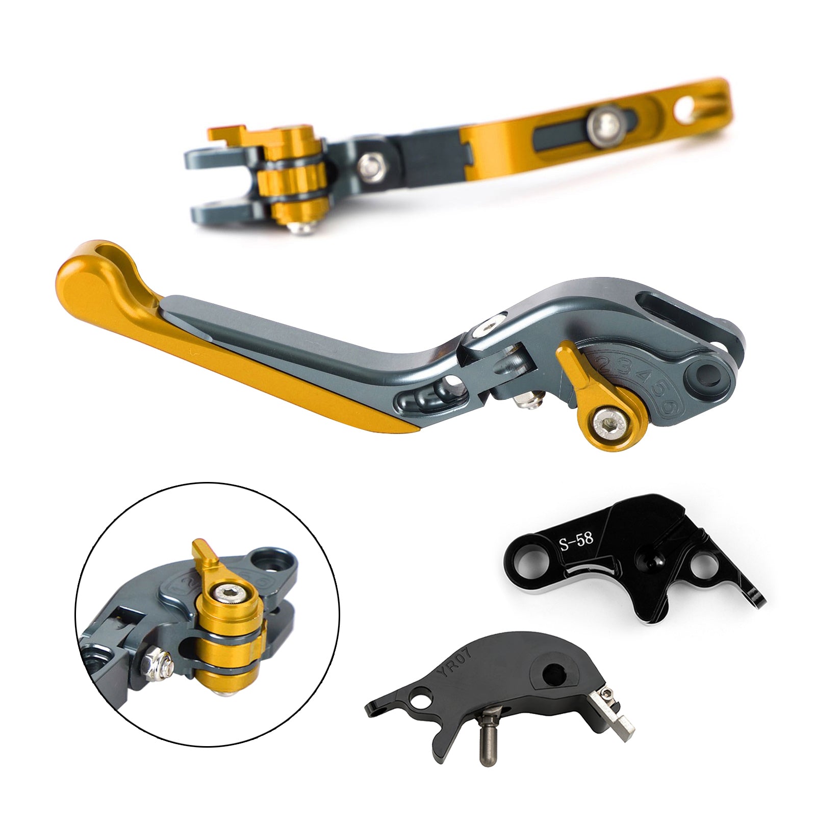 2022-2023 YAMAHA YZF R7 MT-10/SP FZ-10/SP Palanca de freno de embrague ajustable