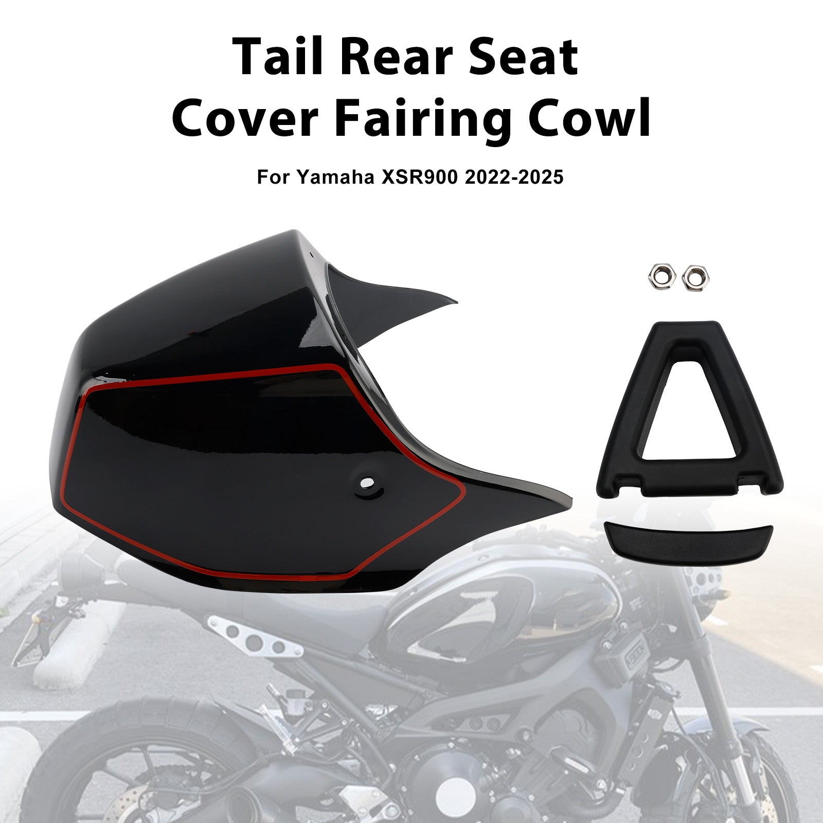 Housse de carénage de siège arrière pour Yamaha XSR900 2022 – 2025