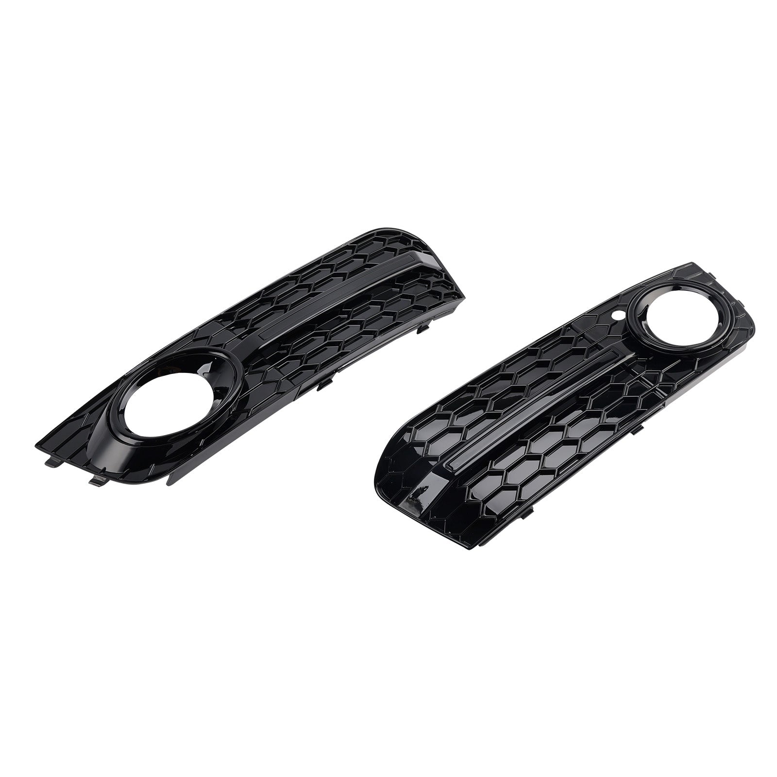 Grille de phare antibrouillard avant en nid d'abeille, 2 pièces, 8KD807681, pour Audi A4 B8 2009 – 2012