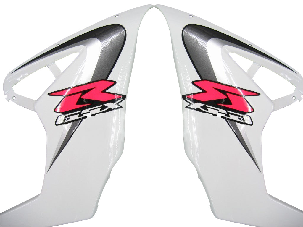 2005-2006 Suzuki GSXR 1000 Blanc & Argent GSXR Racing Carénages Générique