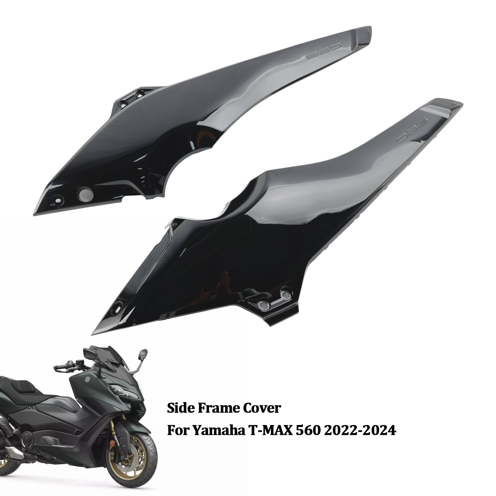 Side Frame Cover Panels Fairing Cowls For Yamaha T-MAX 560 2022-2024