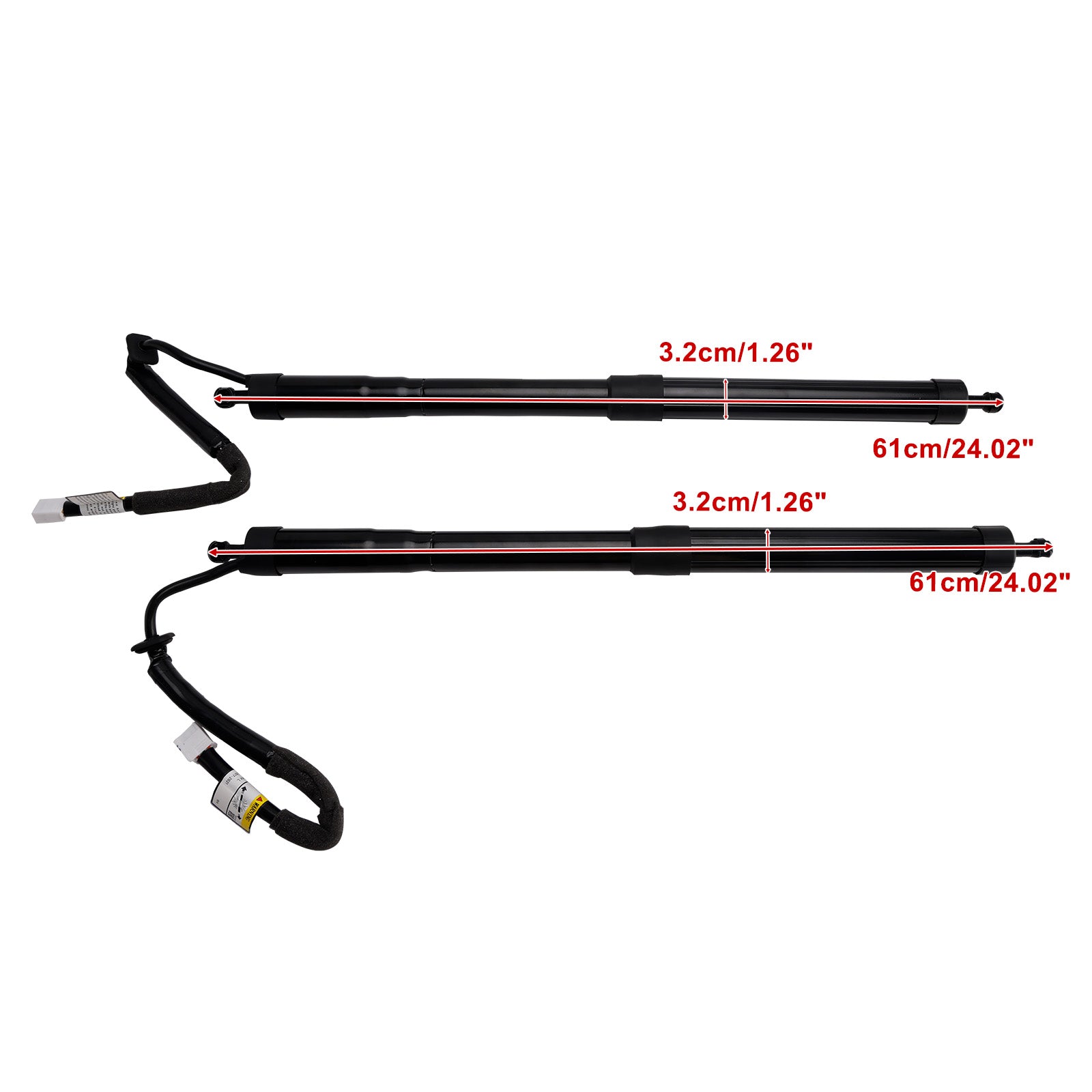 2018-2022 LEXUS RX RX350L RX450HL 2 pièces Support de levage de trappe électrique arrière 6892048061 6892048060