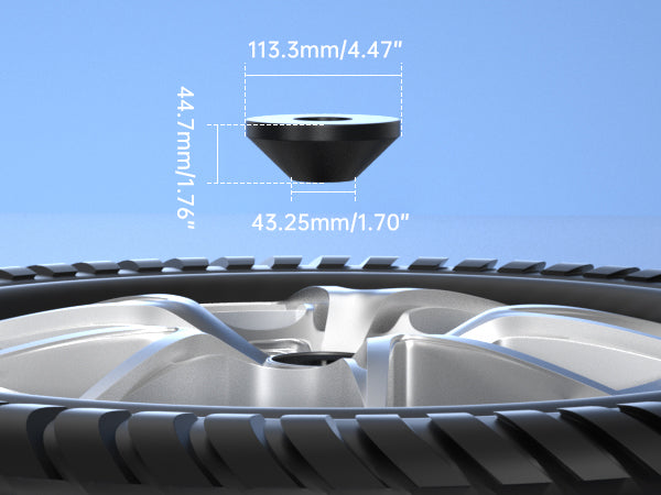 Grote handmatige centreerkegel voor bandenwisselaar voor middenstijlauto met een diameter van 1,67 inch