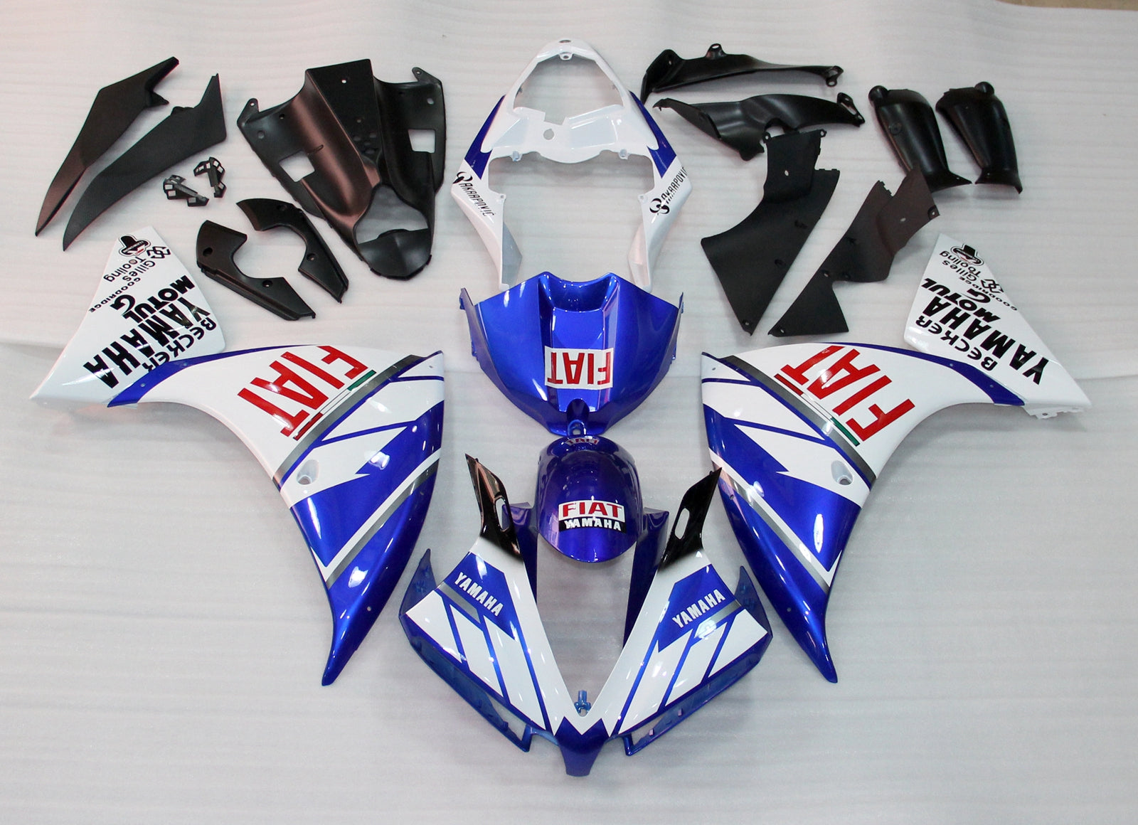 2012-2014 Yamaha YZF 1000 R1 Amotopart Kit de carénage d'injection carrosserie plastique ABS #1