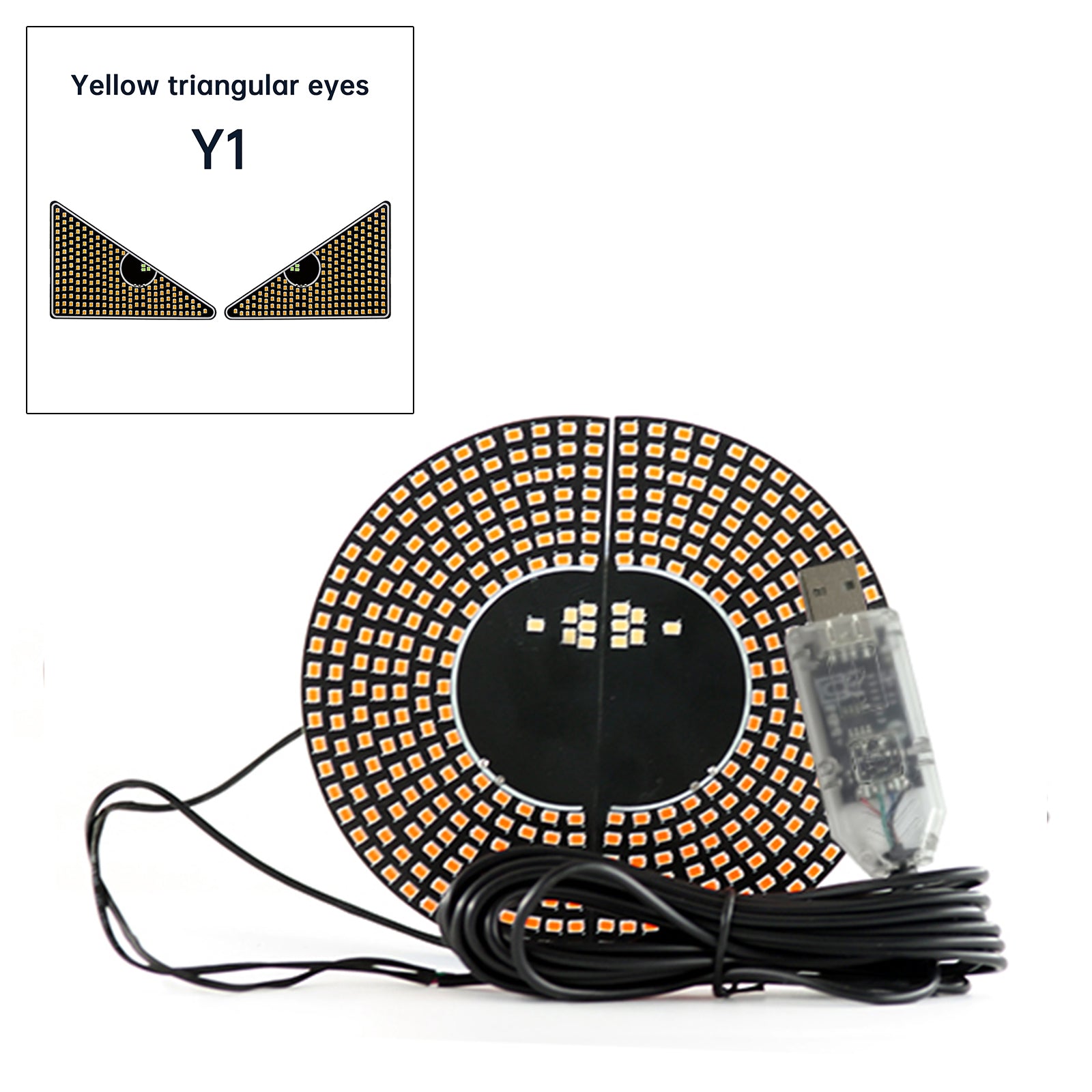 LED-scherm Devil's Eye Car Eye Light Truck Dynamisch LED-licht