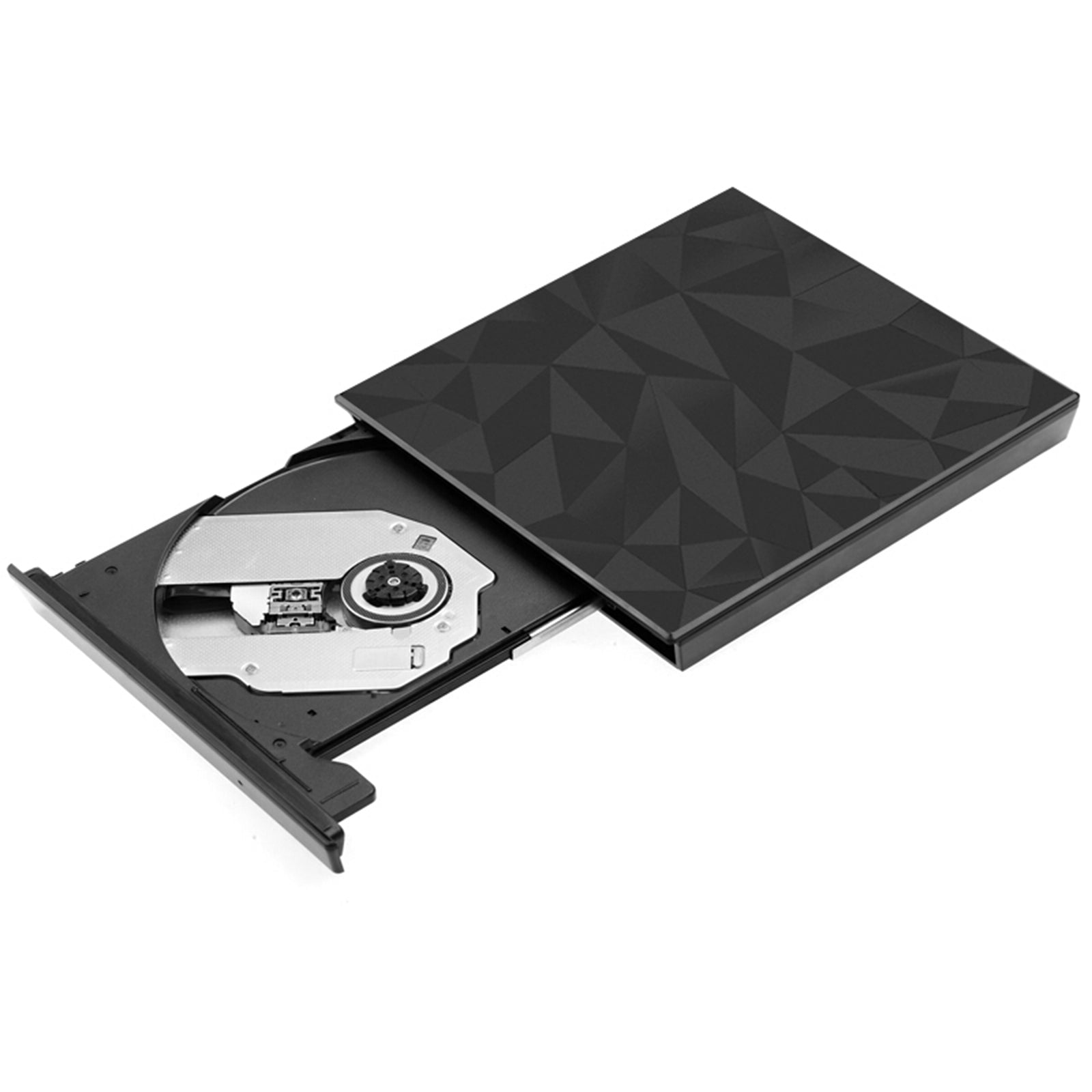 Unidad de CD y DVD externa delgada, grabadora de cara grande Usb3.0 para Mac, portátil y PC