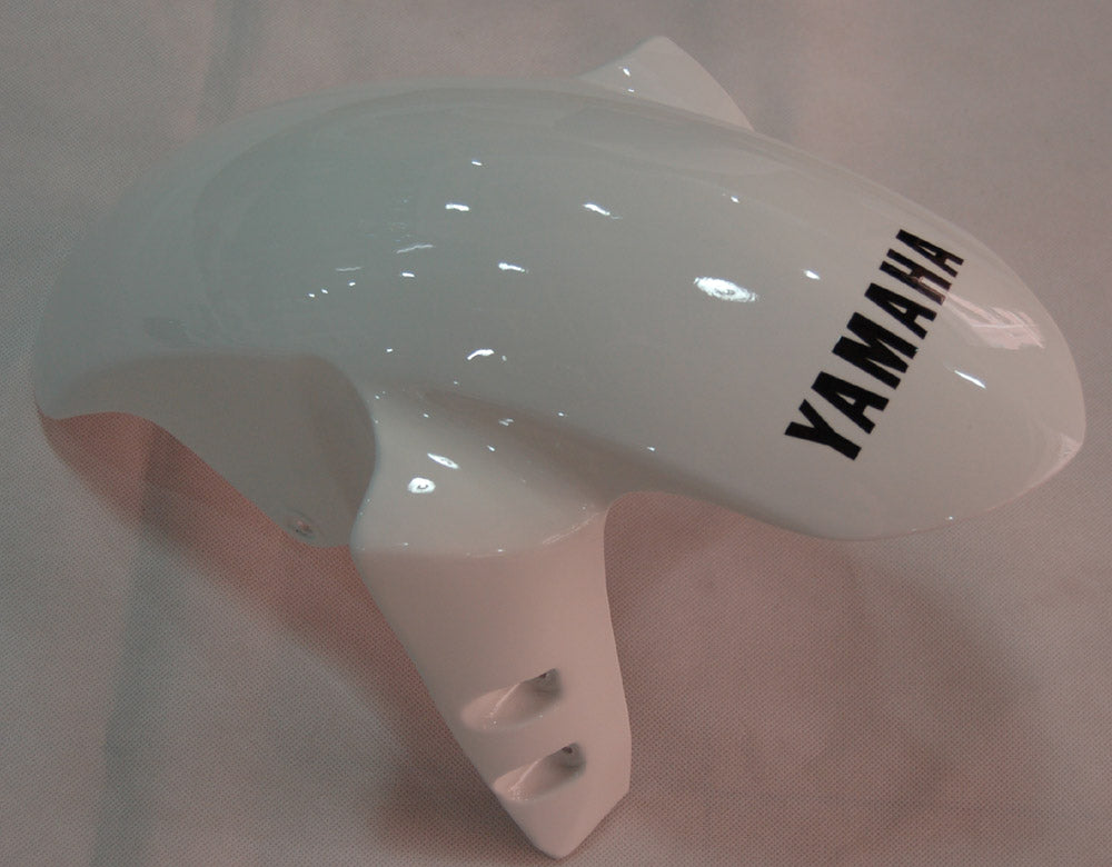 2007-2008 Yamaha YZF-R1 White & Dark Red Flame Racing Fairings Generic