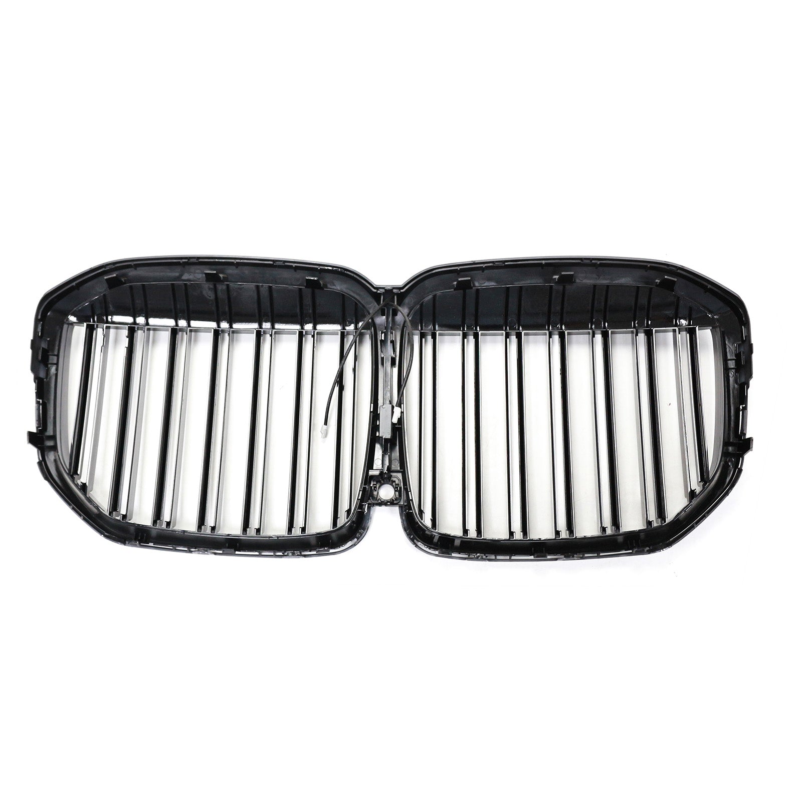 Double Slat Gloss Black Front Kidney Grill Grille Fit BMW X7 G07 2019-2022