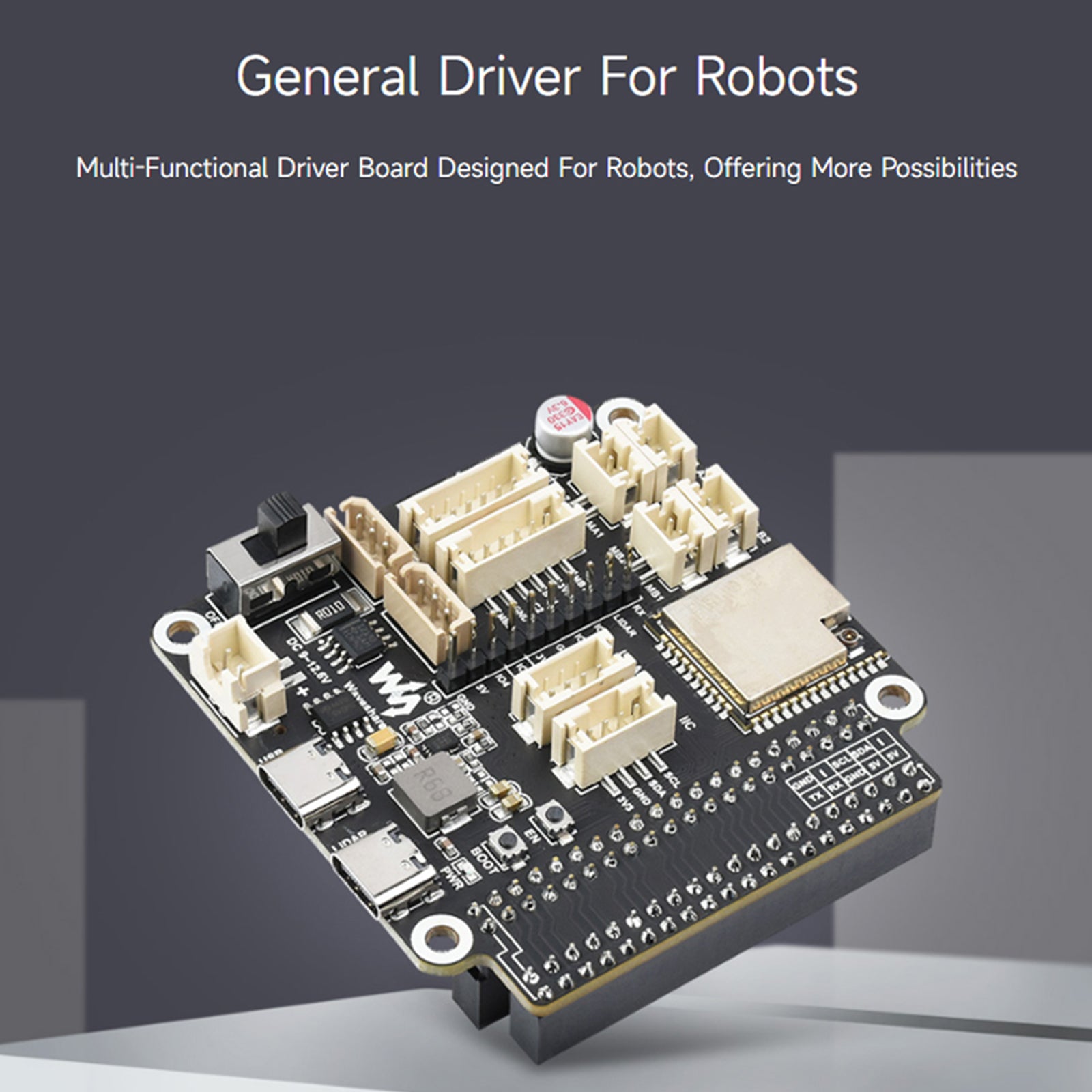 Robot Universal Driver Board ESP32-WROOM-32 Multifunctioneel ontwikkelingsbord