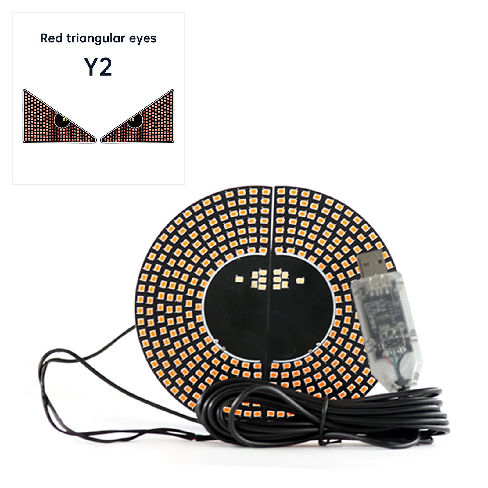 LED-scherm Devil's Eye Car Eye Light Truck Dynamisch LED-licht