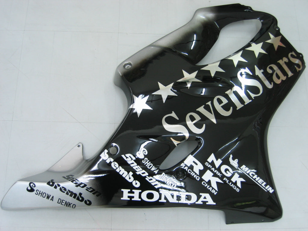 2004-2007 Honda CBR 600 F4i Black SevenStars Racing Fairings Generic