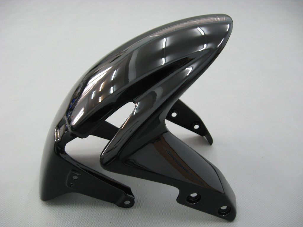 2007-2008 Honda CBR600 RR Amotopart Kit de carénage d'injection carrosserie plastique noir ABS #7