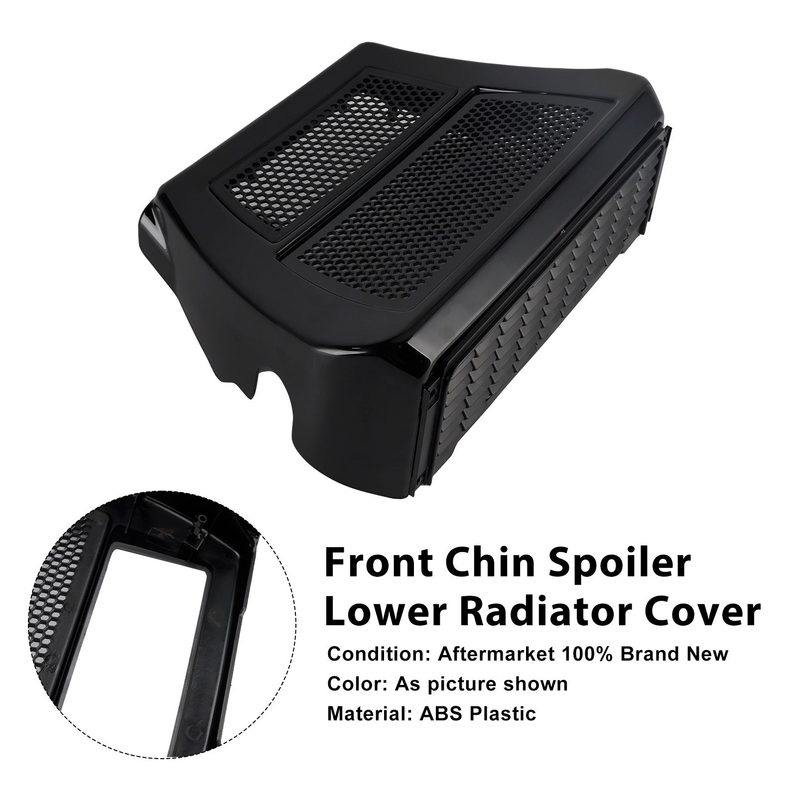 Lower Chin Spoilers Radiator Guard Cover For CVO Street Glide FLHXSE 2023-2025
