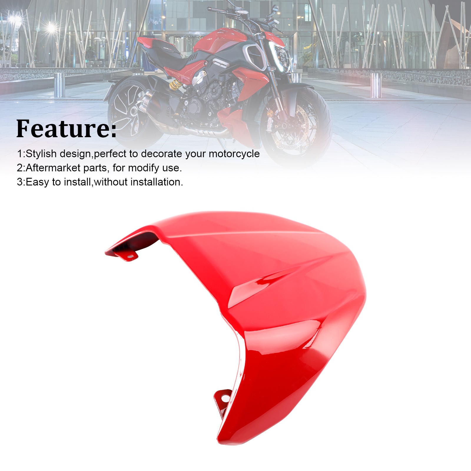 Capot de carénage de couverture de siège arrière Ducati Diavel V4 2023-2024