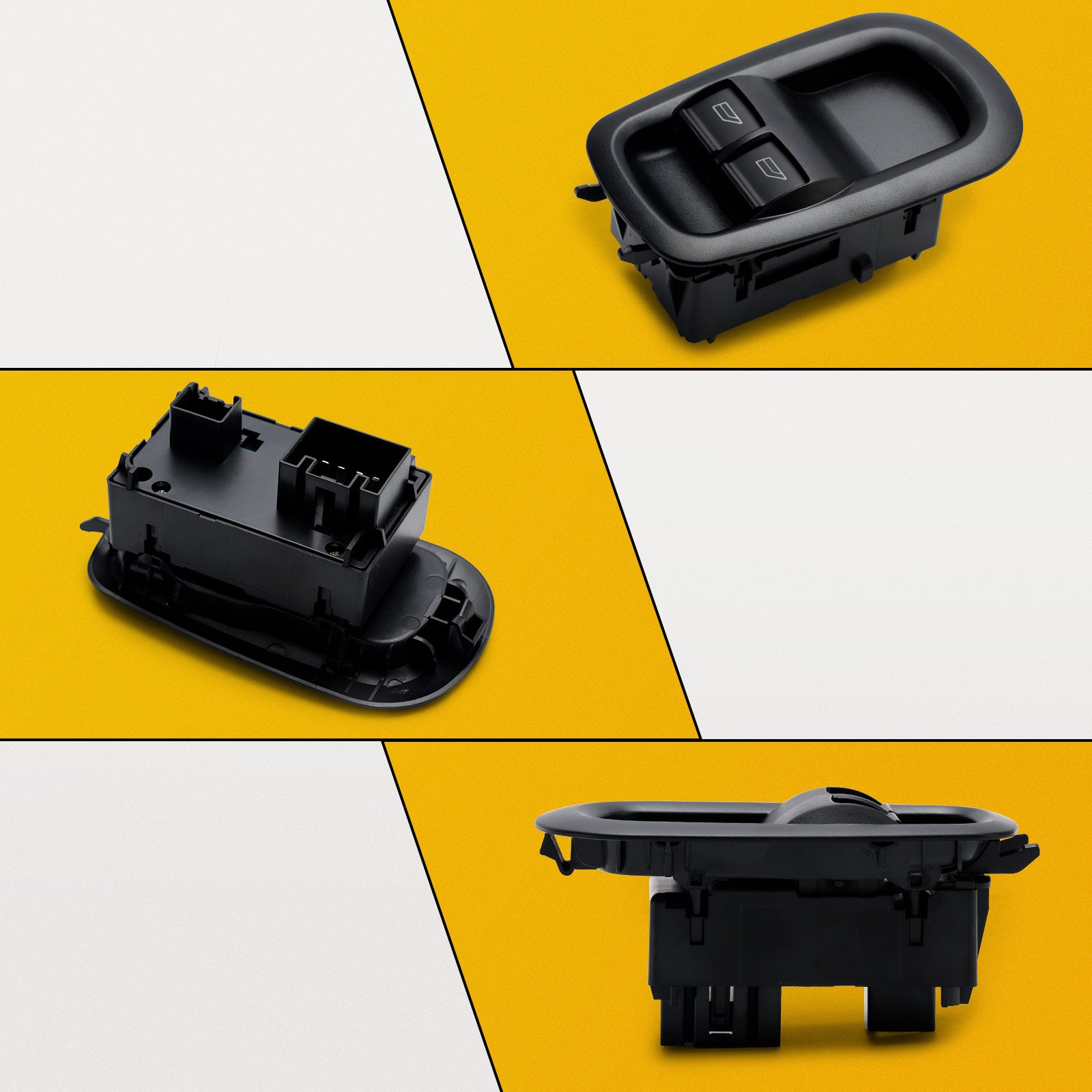 Dubbele raamschakelaar voor Ford Transit MK8 Custom 2014+ bestuurderszijdeur 1791339