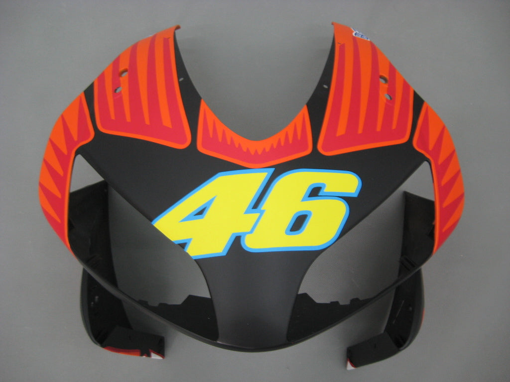 2003-2004 Honda CBR 600 RR zwart mat Valentino Rossi Moto Racing stroomlijnkappen algemeen