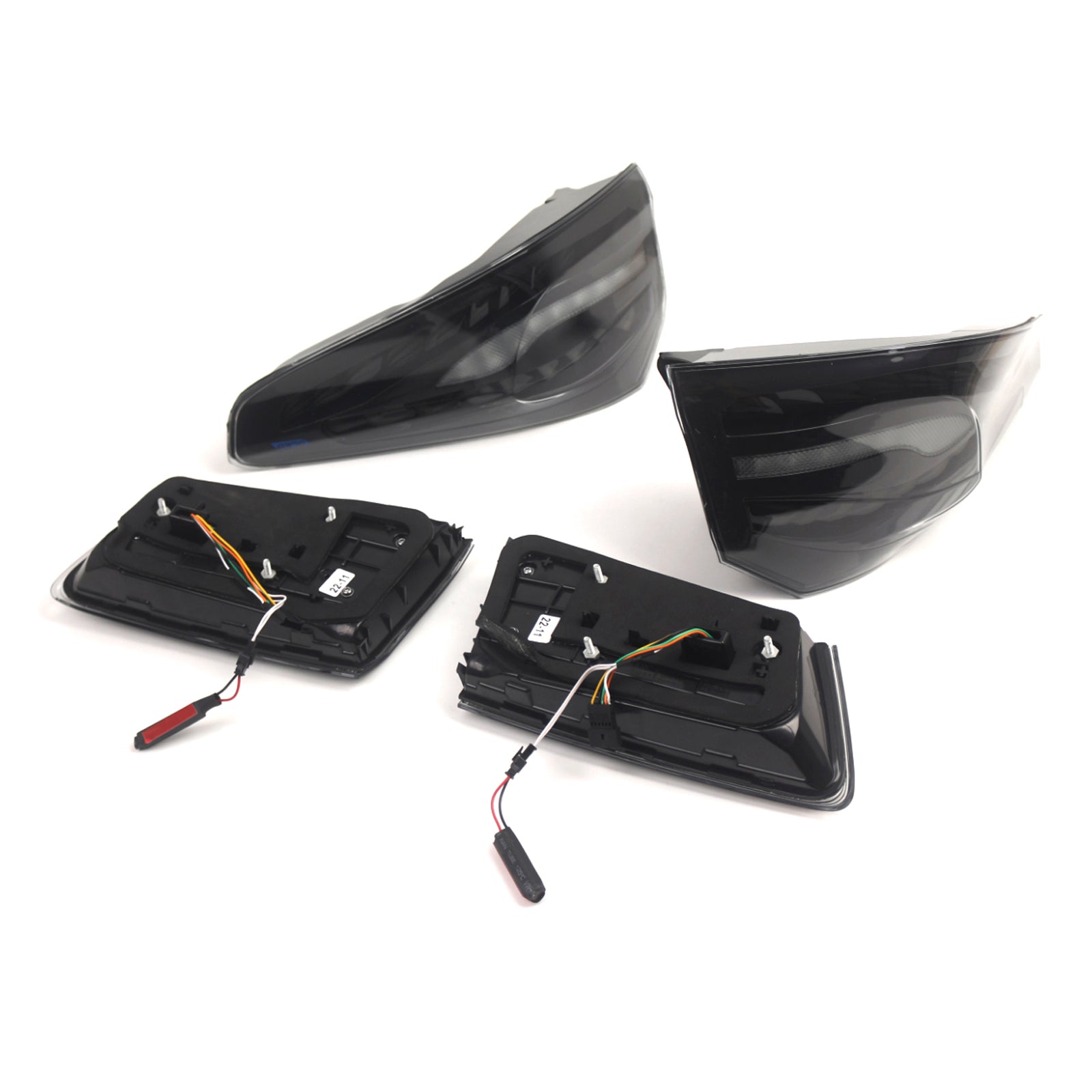 BMW 5 G30 G38 L, rok výroby 2018 – 2020&Zostava zadných LED svetiel R s dymovými farbami 63217376469 63217376470