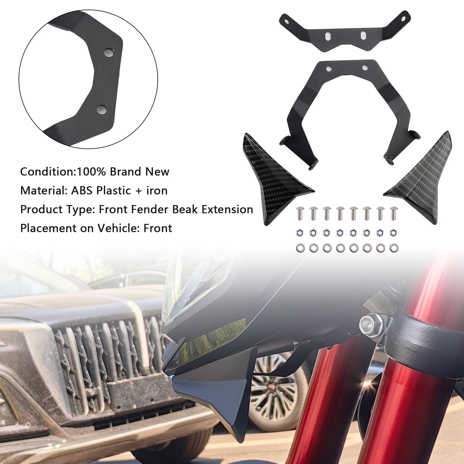 2023-2024 Honda CB750 Hornet Front Beak Extension Nose Lower Wing