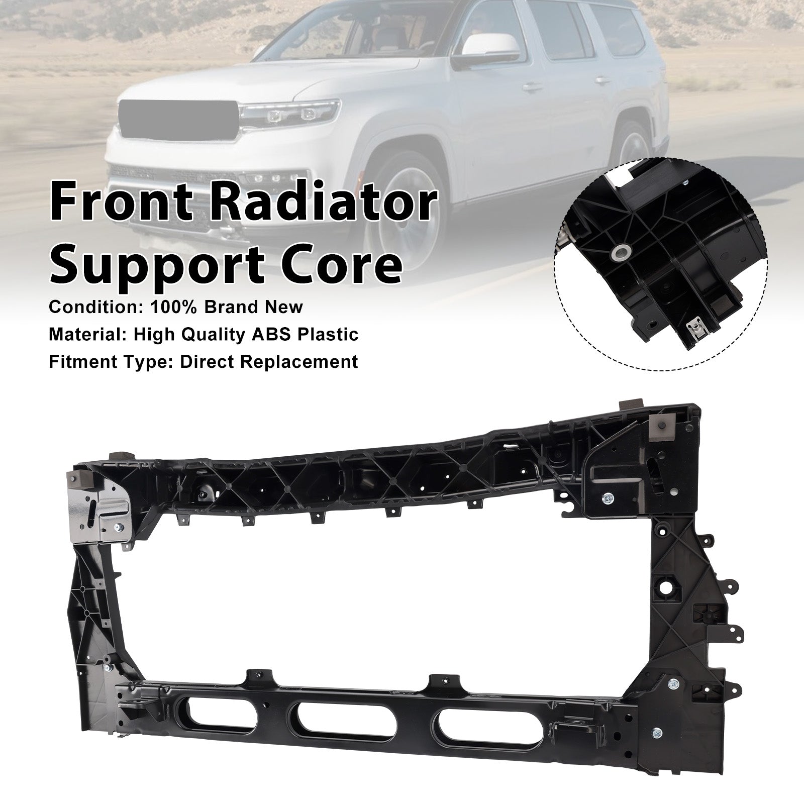2024-2025 For Jeep Grand Wagoneer Series II Obsidian Front Radiator Support Core  68563708AA