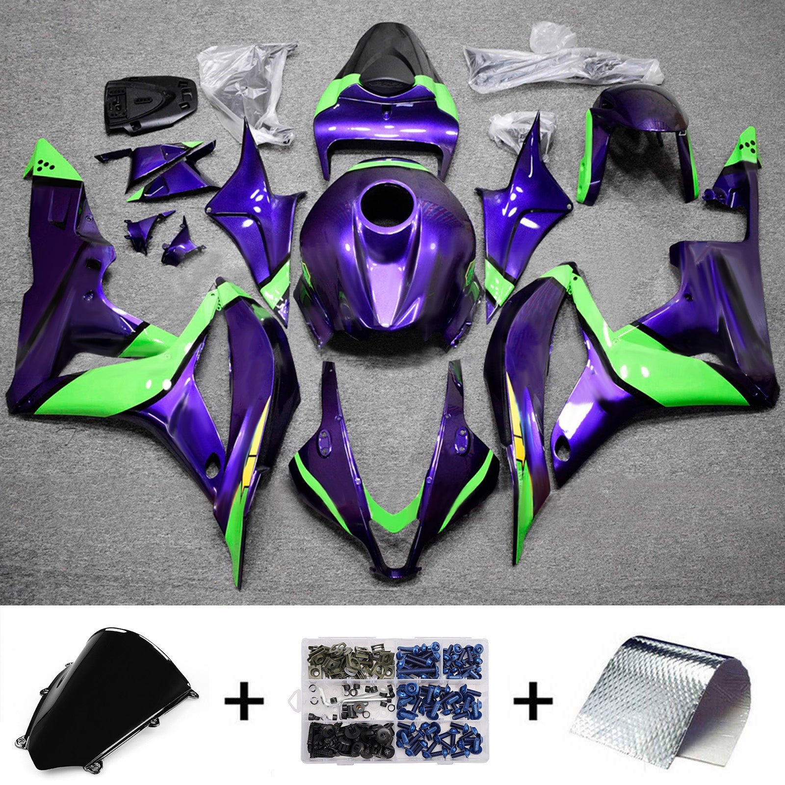 Injection Fairing Kit Bodywork Plastic ABS For Honda CBR600RR 2007-2008 F5