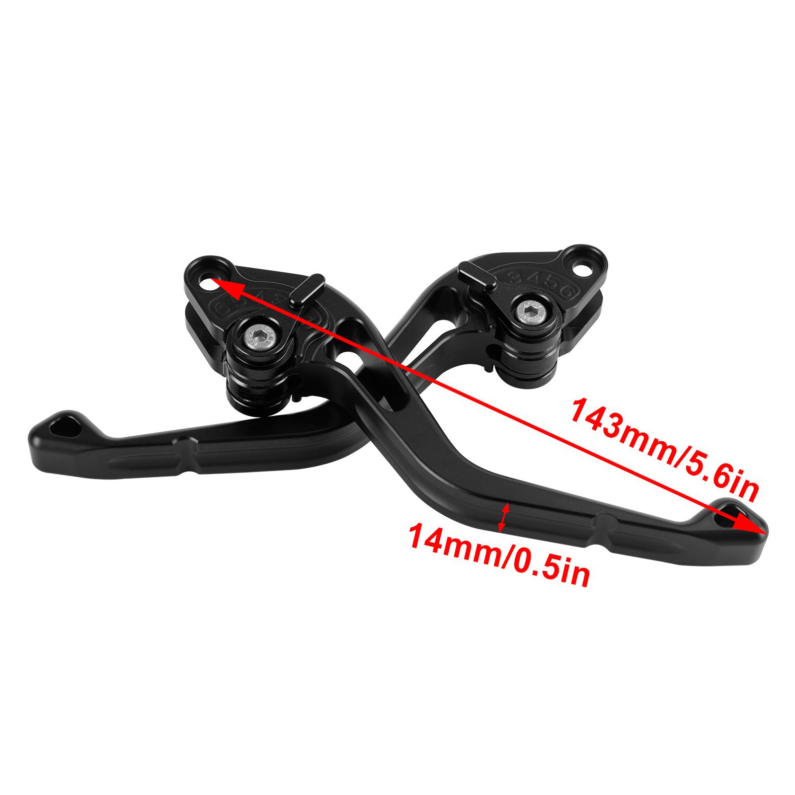 NEW Short Clutch Brake Lever fit for Suzuki GSF650 GSXR1300 DL1000 Black