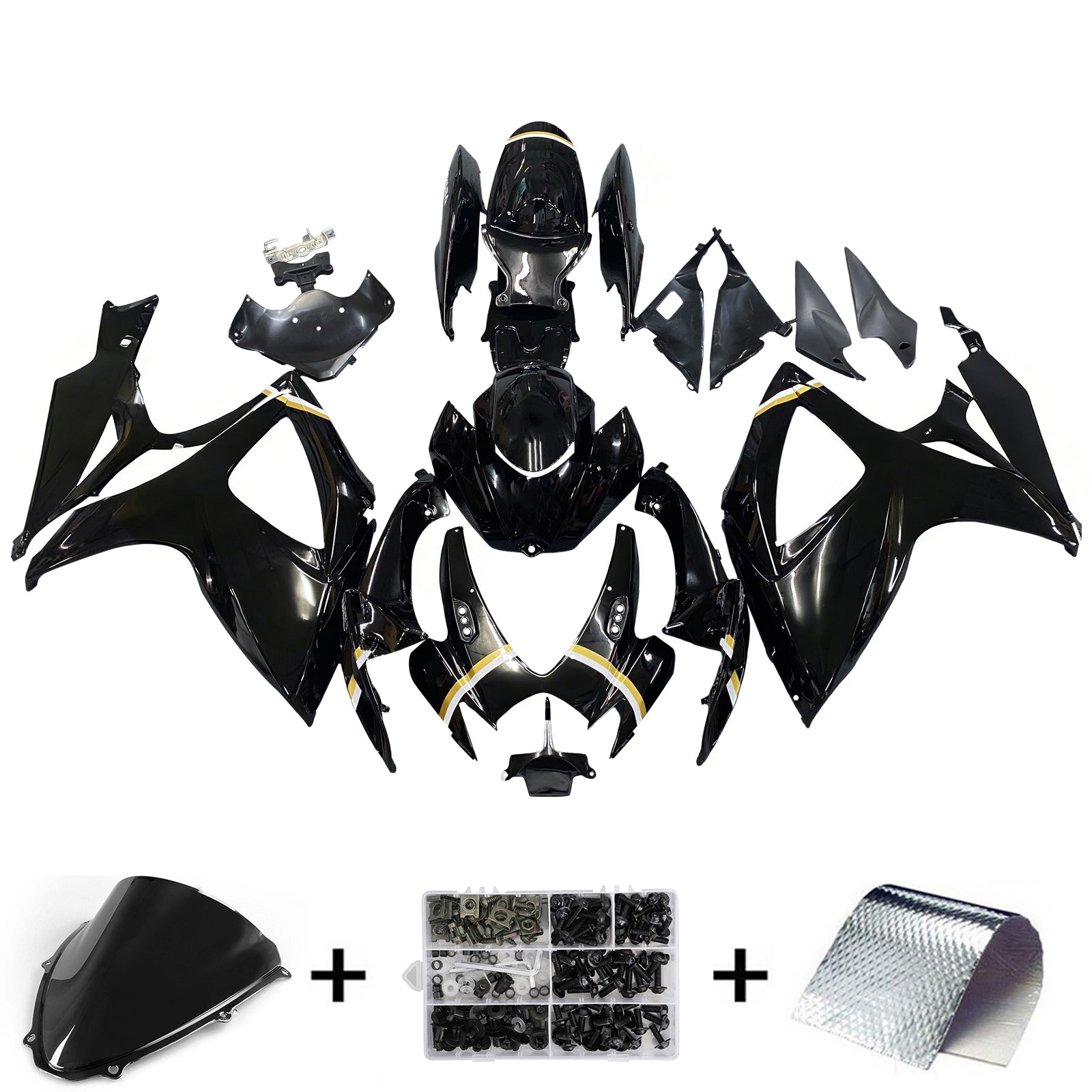 Injection Fairing Kit Bodywork Plastic ABS fit For Suzuki GSXR 600/750 2006-2007