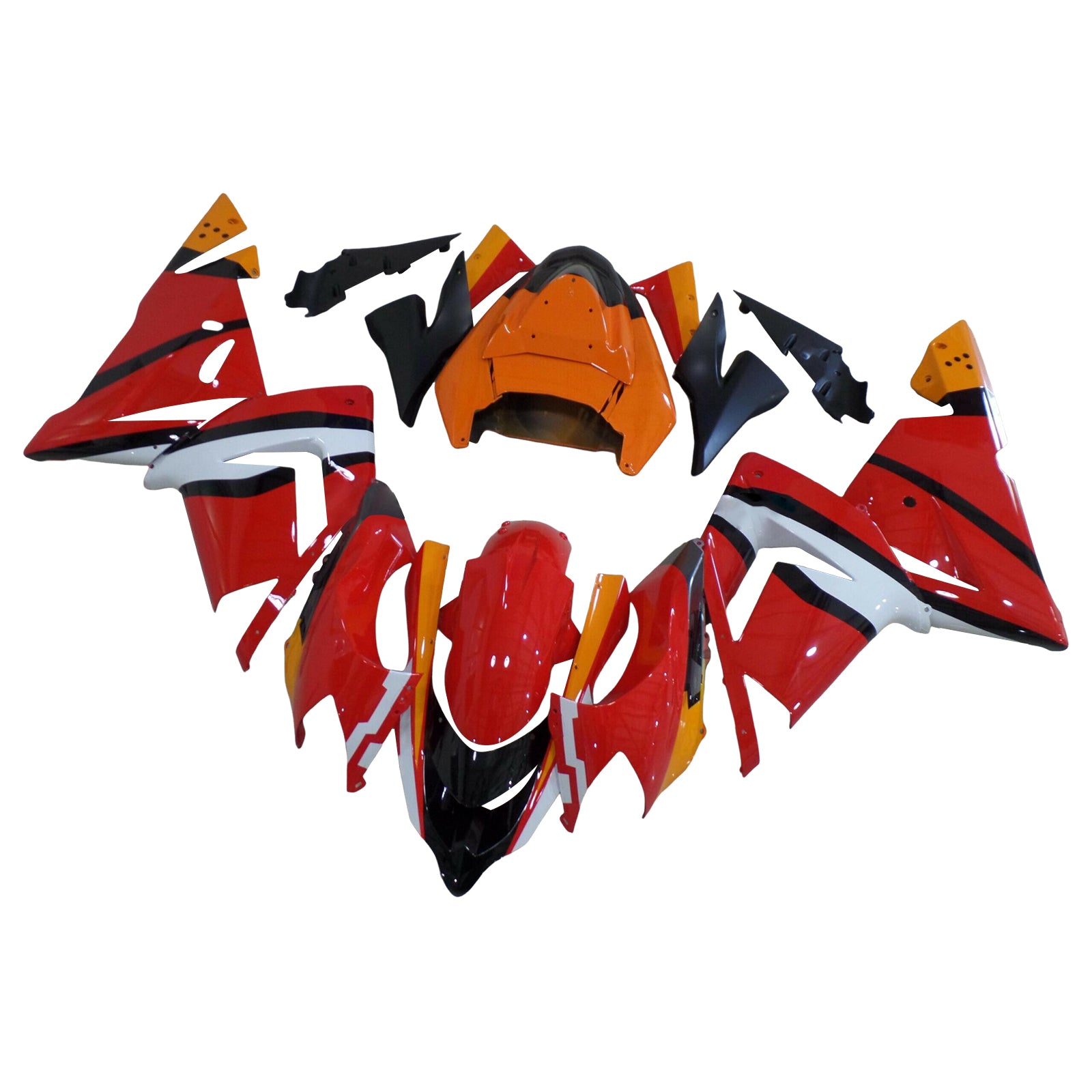 Injectiekuipset carrosserie kunststof ABS geschikt voor Kawasaki ZX10R 2004-2005