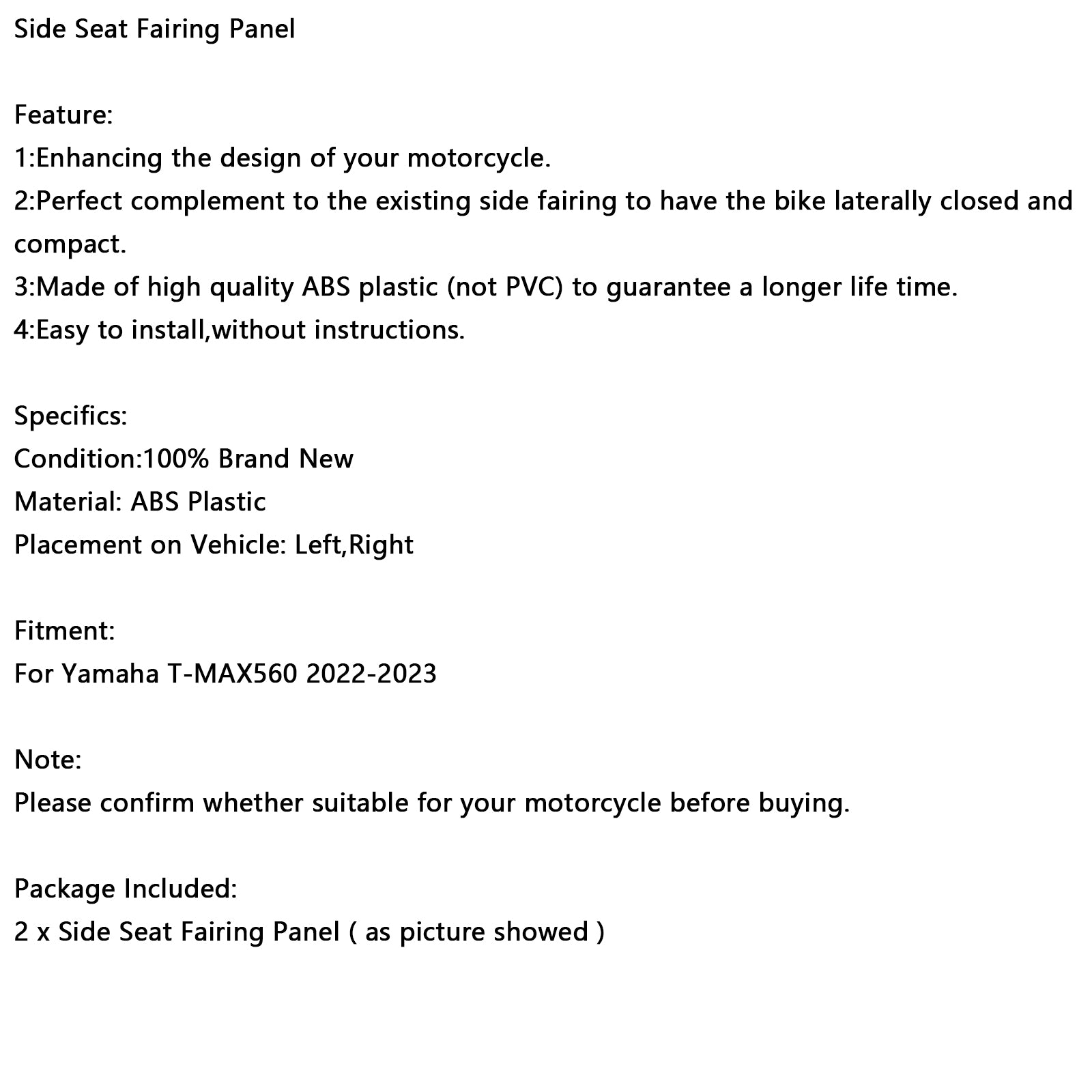 2022-2023 YAMAHA T-MAX 560 BAKSAG