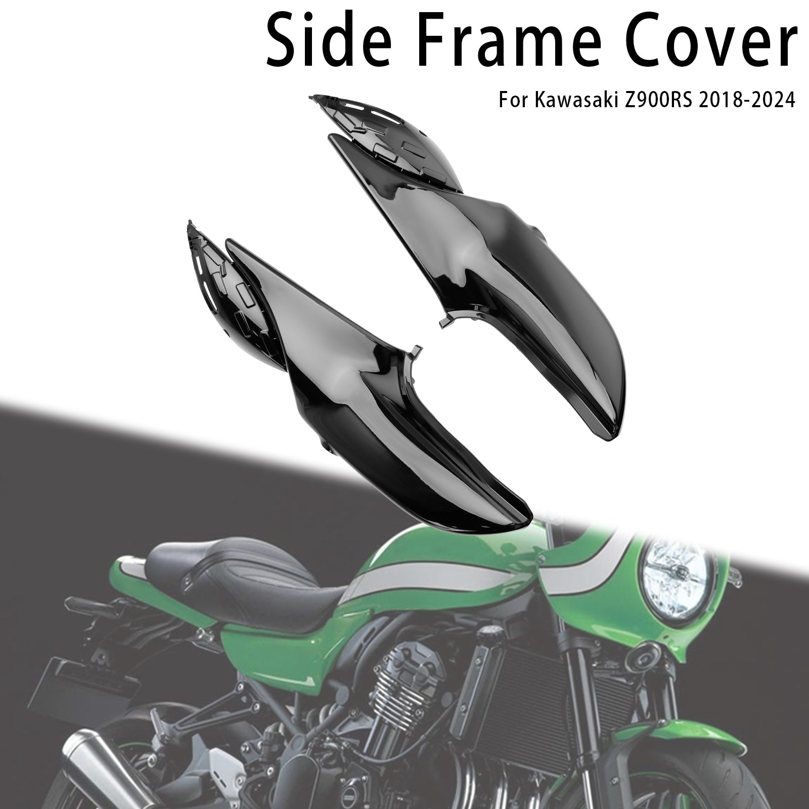 Side Frame Panel Protector Fairings Cover For Kawasaki Z900RS 2018-2024