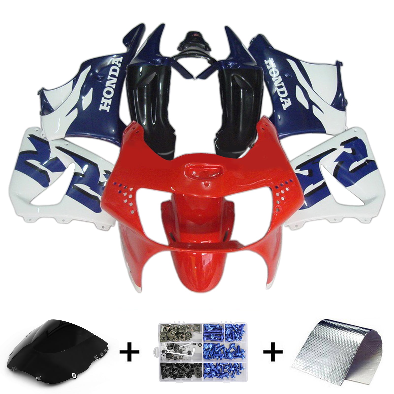 1998-1999 Honda CBR900RR 919 Injection Fairing Kit Bodywork Plastic ABS