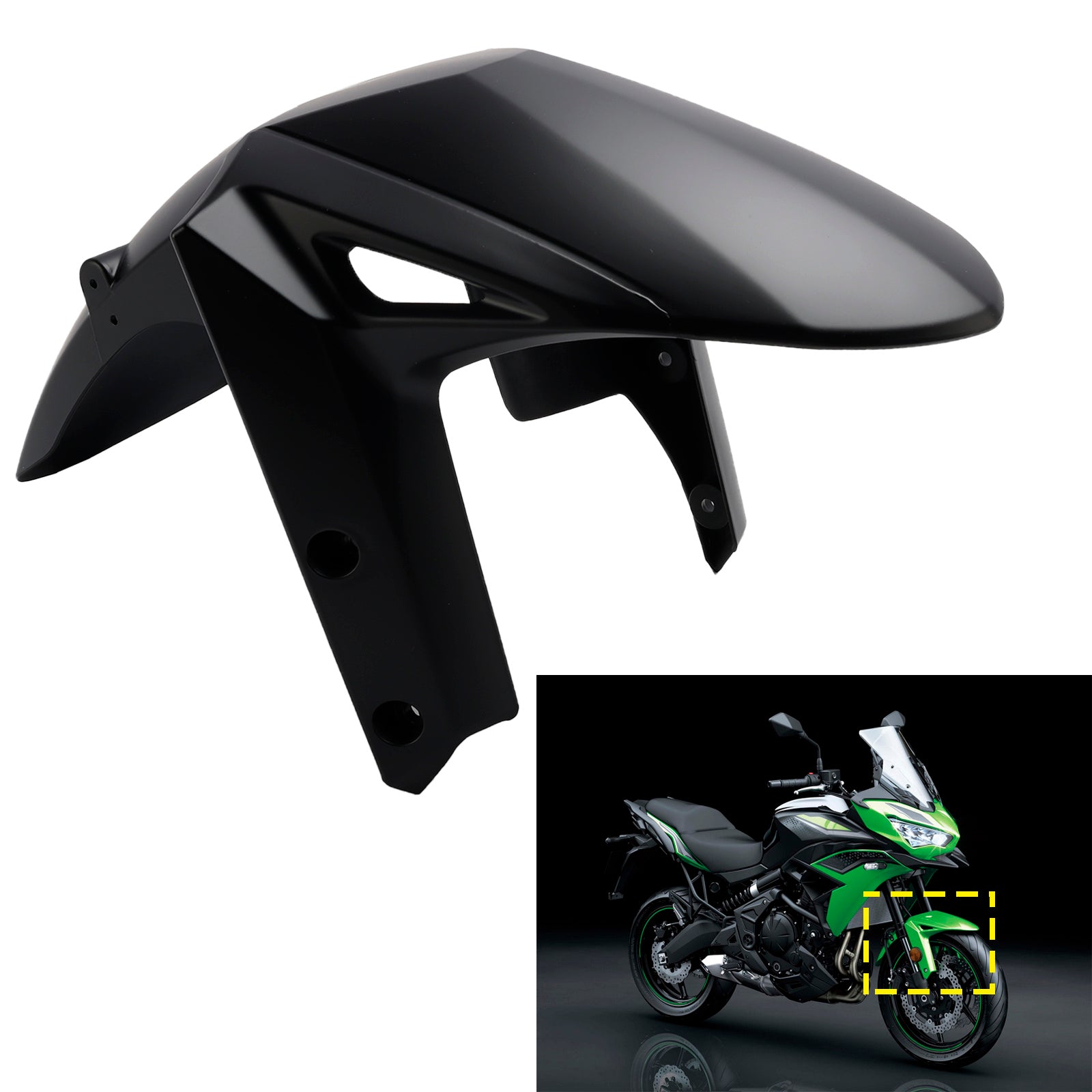 Voorspatbord spatbord kuip voor Kawasaki Versys 650 KLE650 2022-2024